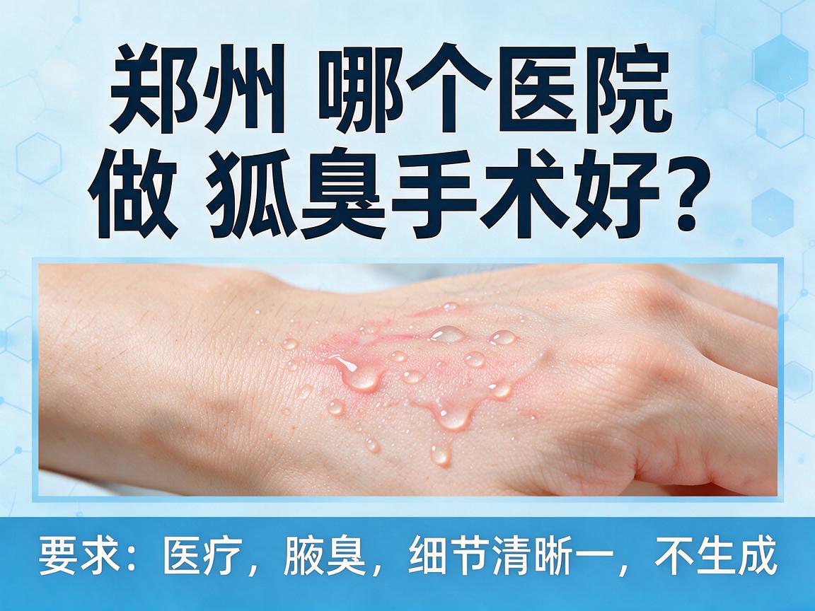 郑州哪个医院做狐臭手术好?聊聊郑州哪个医院做狐臭手术好的选择思路 郑州哪个医院做狐臭手术好?聊聊郑州哪个医院做狐臭手术好的选择思路