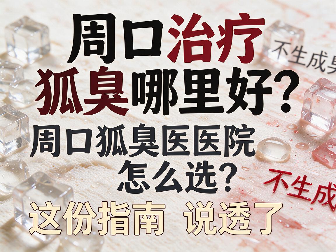 周口治疗狐臭哪里好？周口狐臭医院怎么选？这份指南说透了