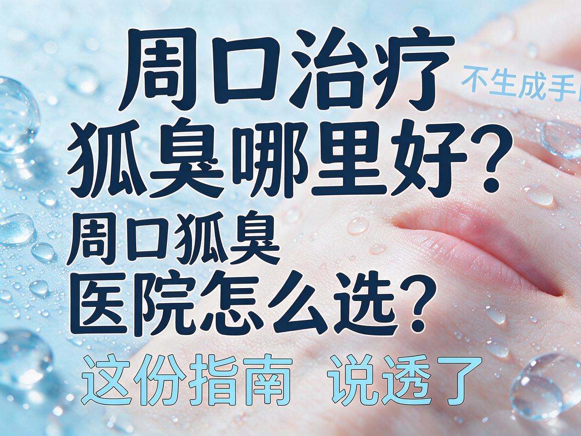 周口治疗狐臭哪里好？周口狐臭医院怎么选？这份指南说透了