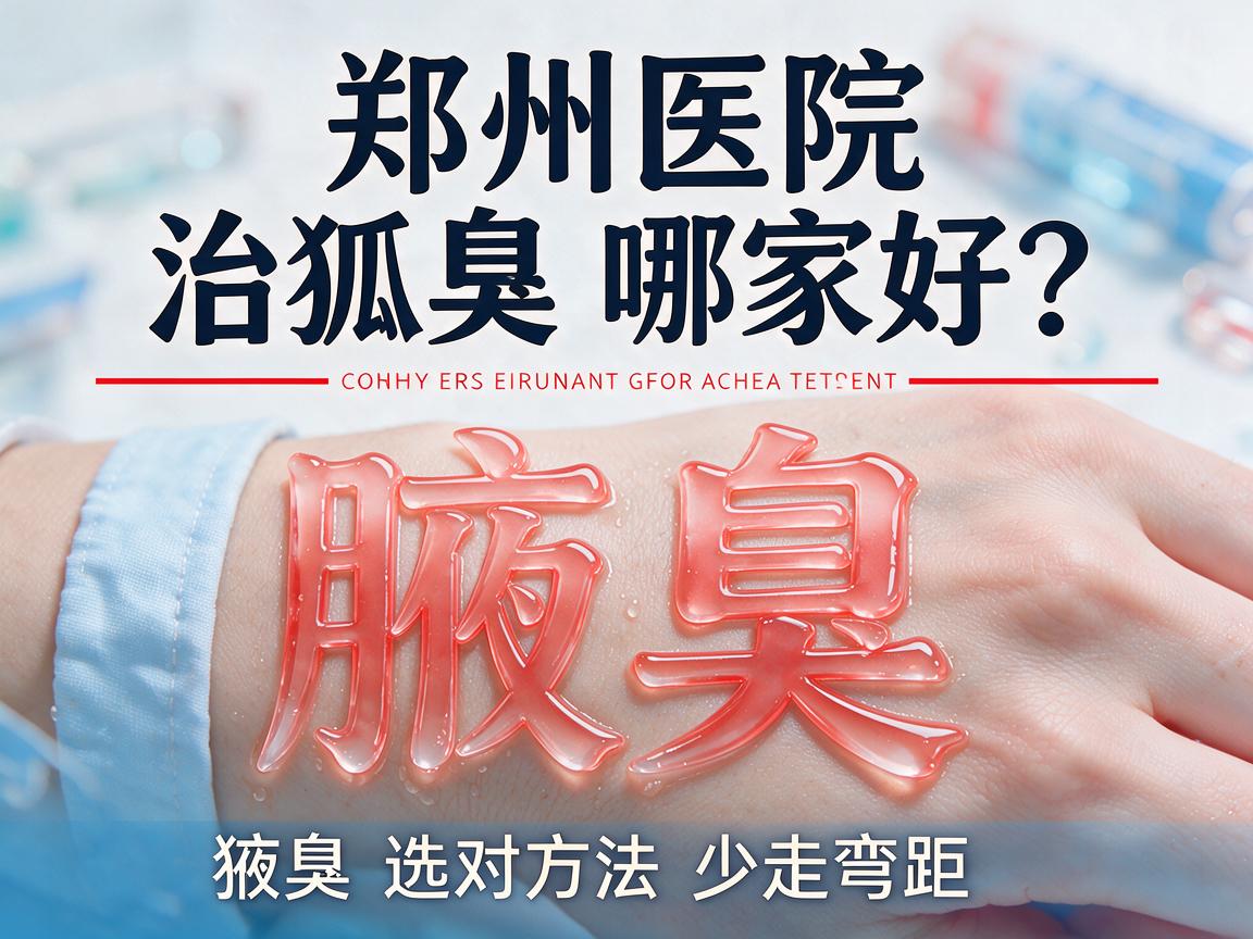 郑州医院治狐臭哪家好？郑州医院治狐臭选对方法少走弯路