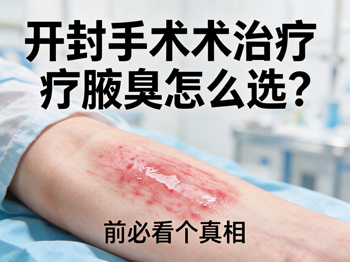 开封手术治疗腋臭怎么选？开封手术治疗腋臭前必看的3个真相