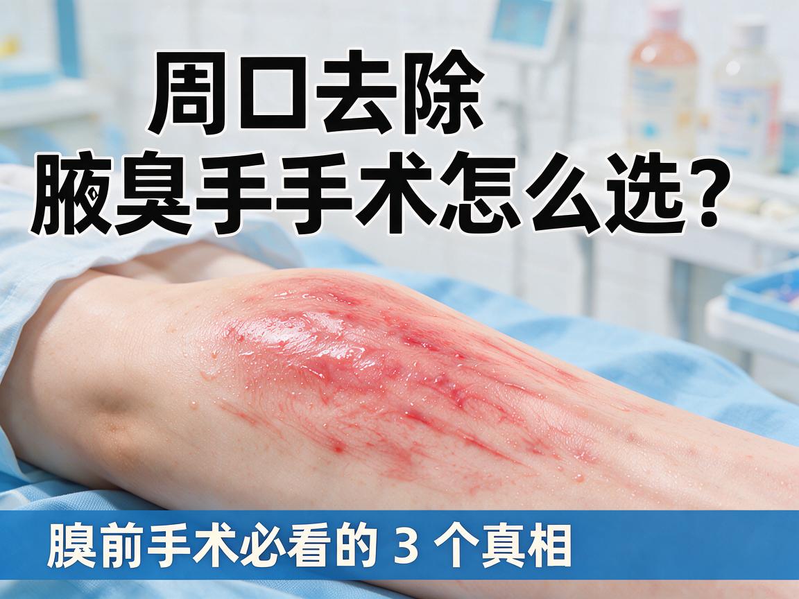 周口去除腋臭手术怎么选？周口去除腋臭手术前必看的3个真相