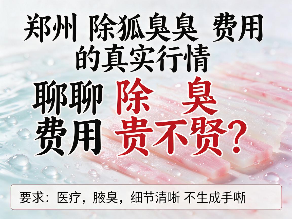 郑州除狐臭费用贵不贵？聊聊郑州除狐臭费用的真实行情