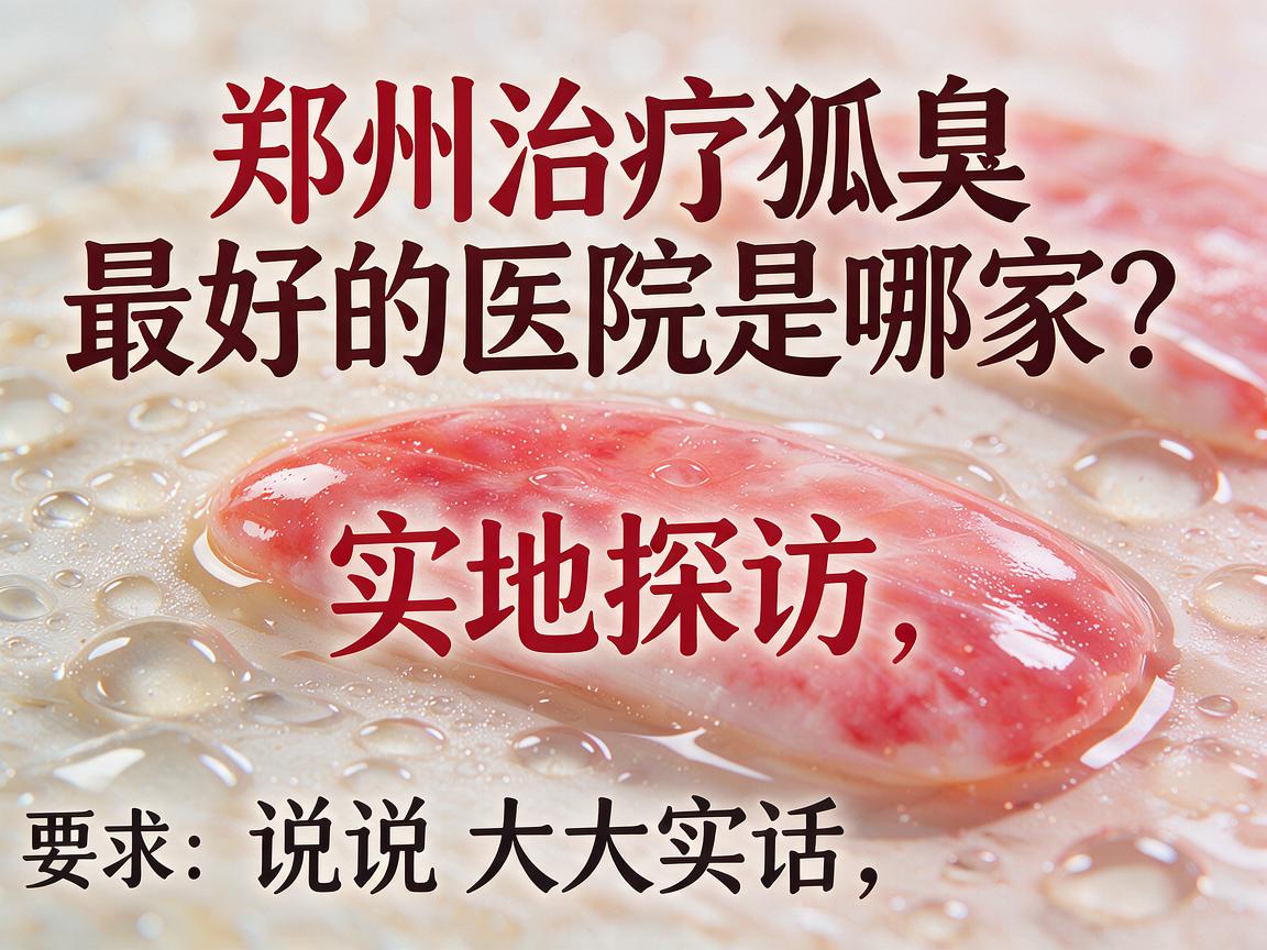 郑州治疗狐臭最好的医院是哪家？郑州治疗狐臭最好的医院实地探访，说说大实话