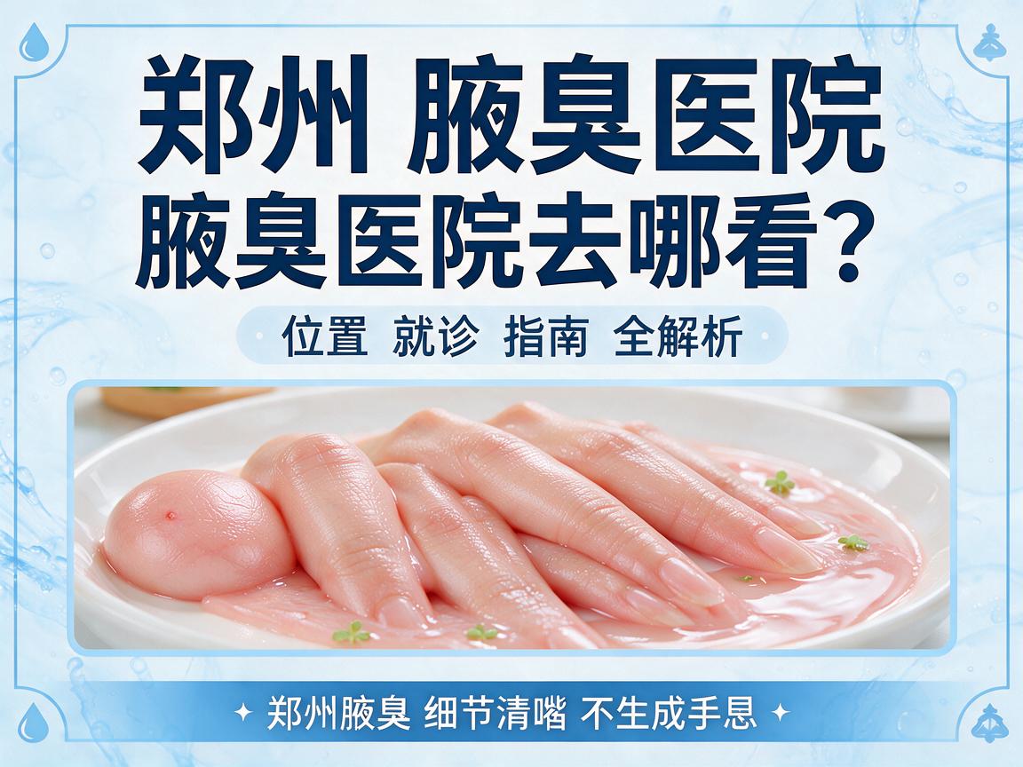 郑州腋臭医院去哪看？郑州腋臭医院位置与就诊指南全解析