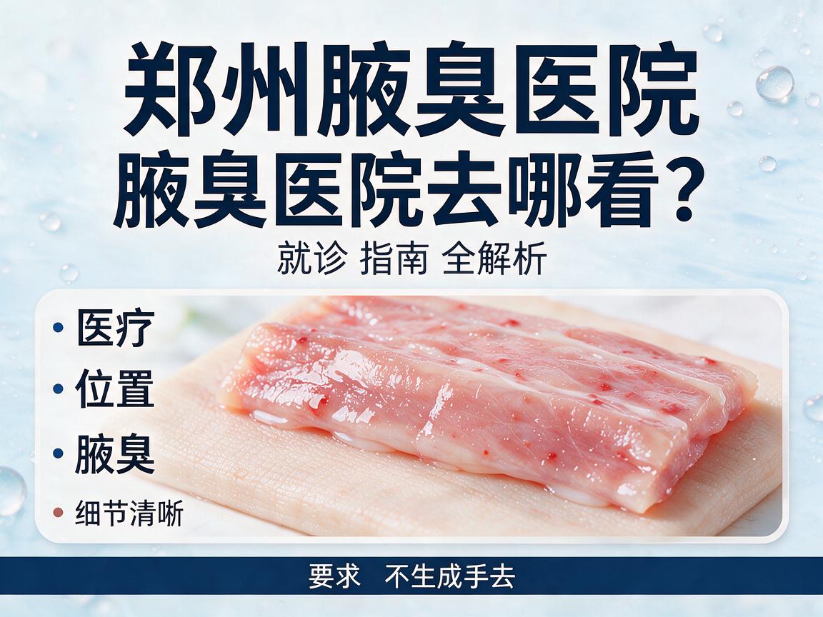 郑州腋臭医院去哪看？郑州腋臭医院位置与就诊指南全解析