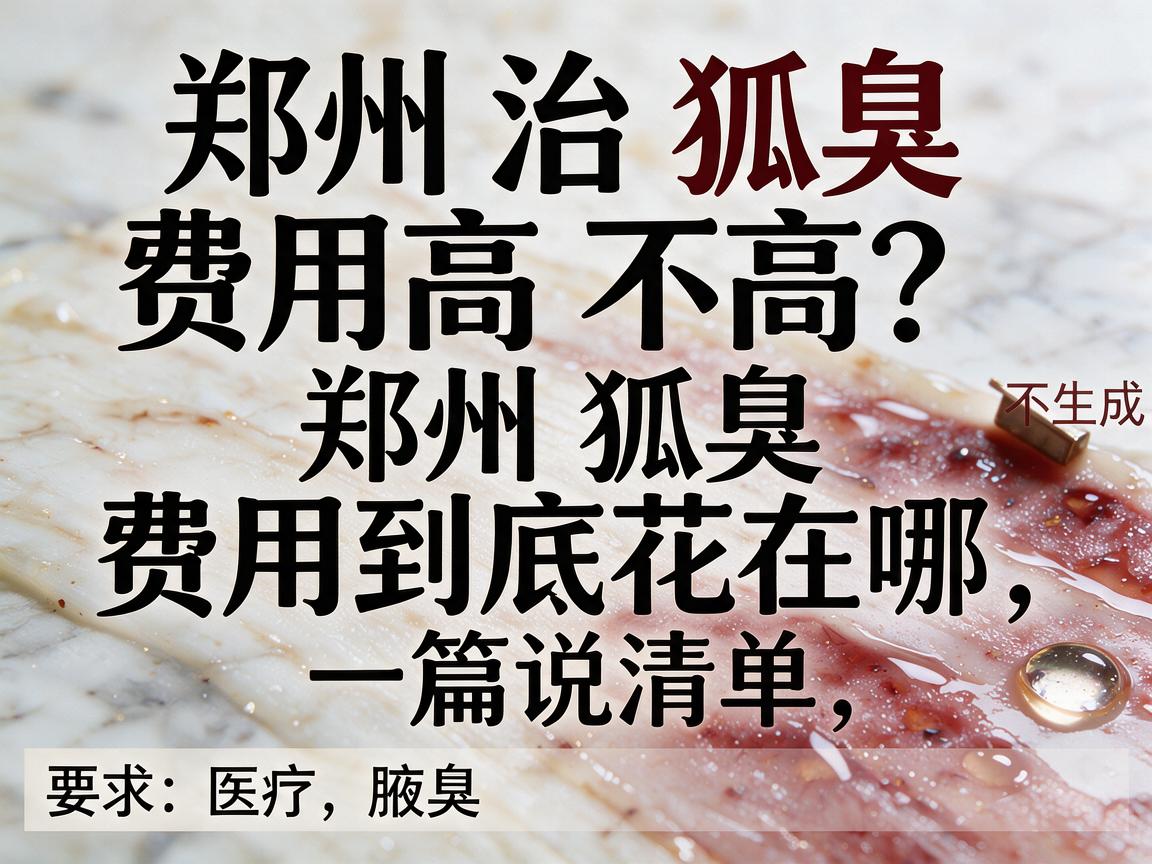 郑州治狐臭费用高不高?郑州治狐臭费用到底花在哪,一篇说清 郑州治狐臭费用高不高?郑州治狐臭费用到底花在哪,一篇说清