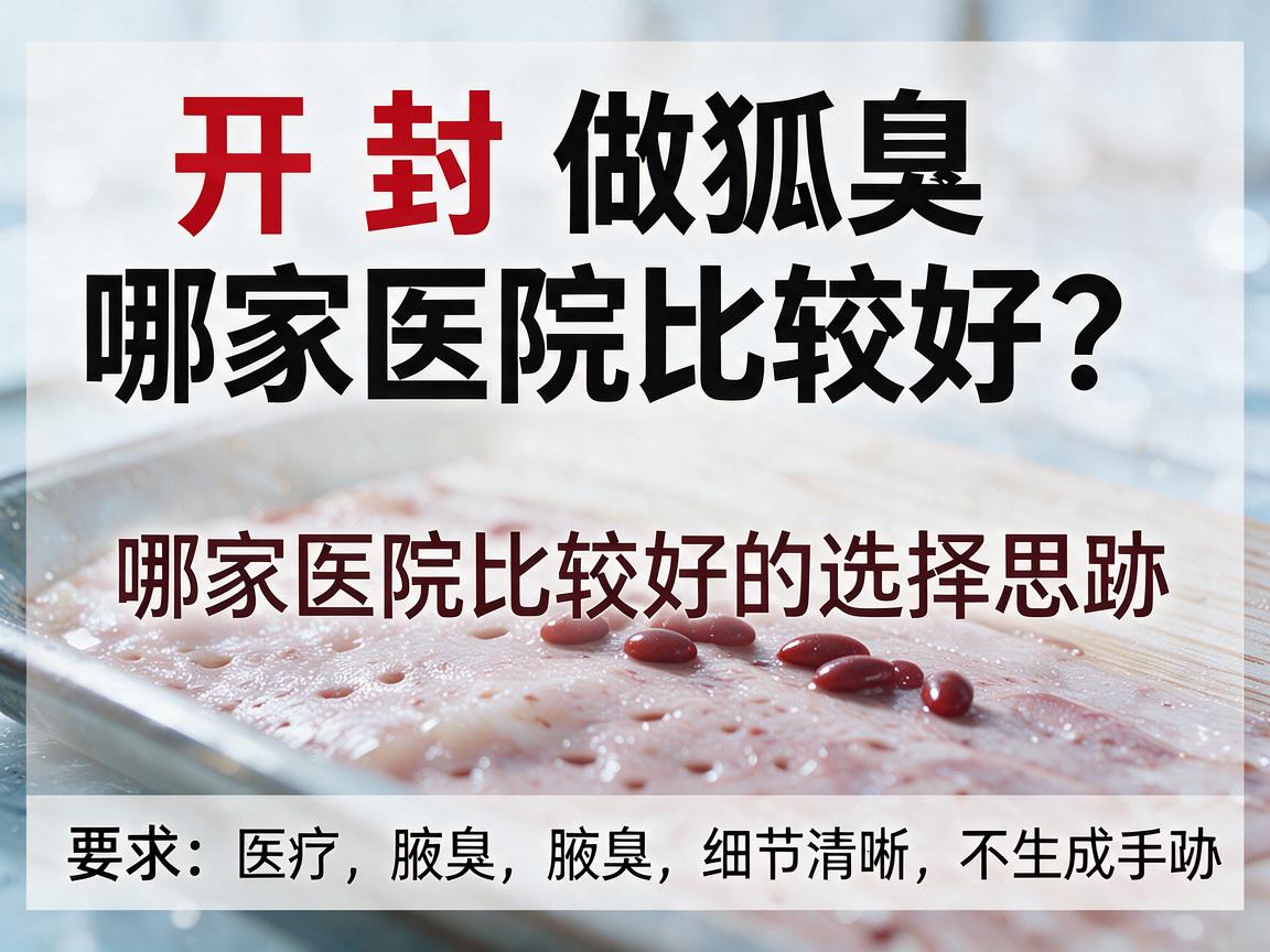 开封做狐臭哪家医院比较好？聊聊开封做狐臭哪家医院比较好的选择思路