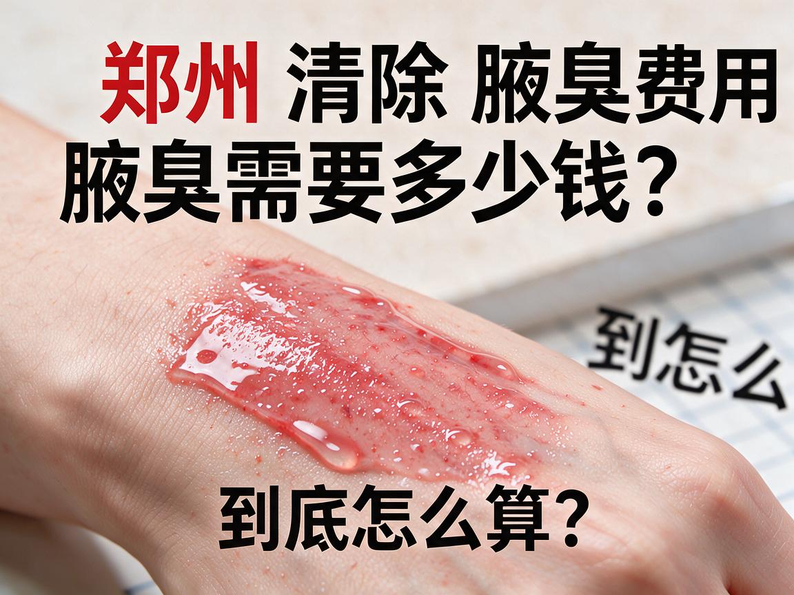 郑州清除腋臭需要多少钱？郑州清除腋臭费用到底怎么算？