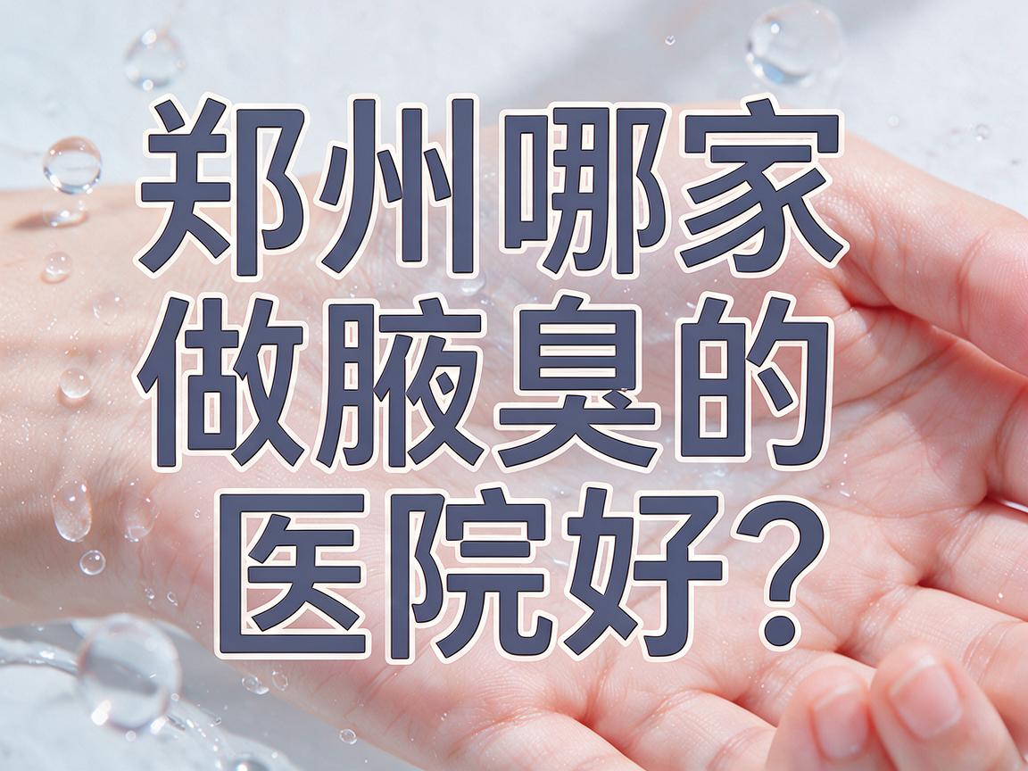 郑州哪家做腋臭的医院好？聊聊郑州哪家做腋臭的医院好该怎么选