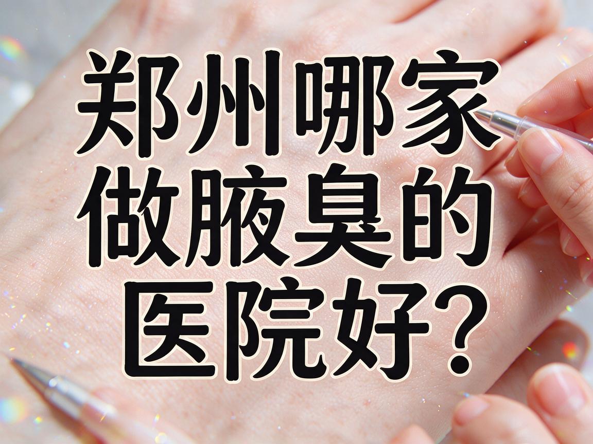 郑州哪家做腋臭的医院好？聊聊郑州哪家做腋臭的医院好该怎么选