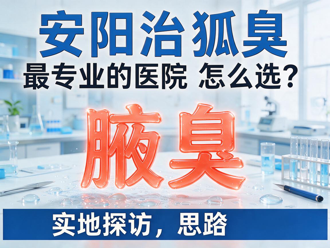 安阳治狐臭最专业的医院怎么选？安阳治狐臭最专业的医院实地探访思路