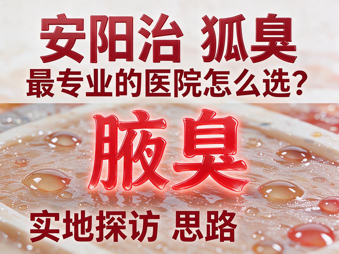 安阳治狐臭最专业的医院怎么选？安阳治狐臭最专业的医院实地探访思路